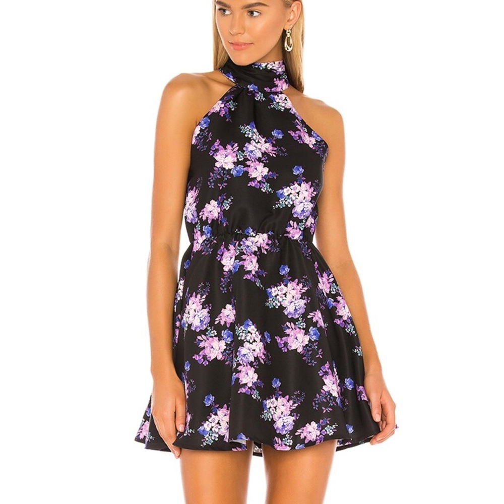 MINI DRESS with flower print With tags, unworn!